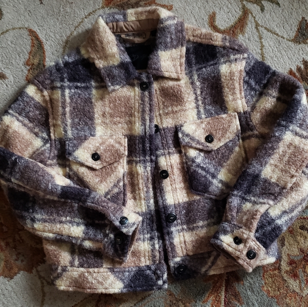 RD Style Toffee Plaid Jacket